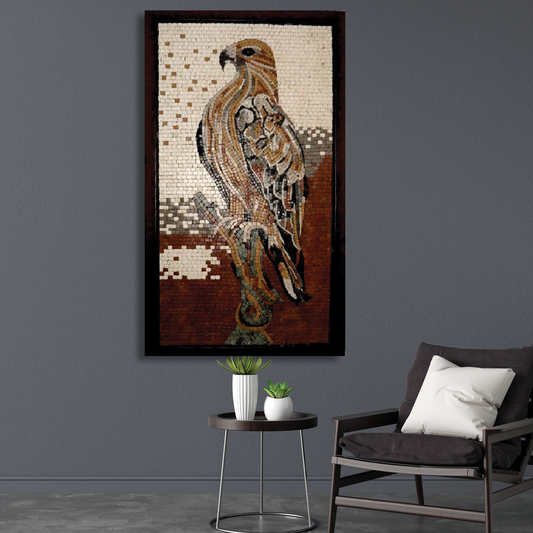Majestic Eagle Mosaic Wall Art